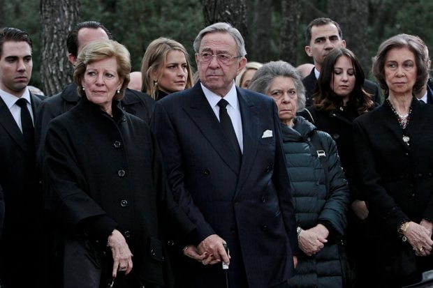 Reina Sof&iacute;a, Constantino de Grecia, Ana Mar&iacute;a de Grecia, Irene de Grecia