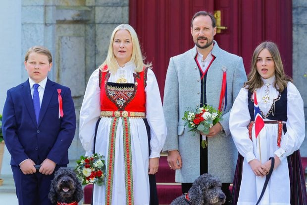 Haakon de Noruega, Mette Marit de Noruega, Ingrid Alexandra de Noruega, Sverre Magnus de Noruega