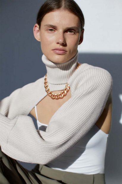 Jersey beige Zara