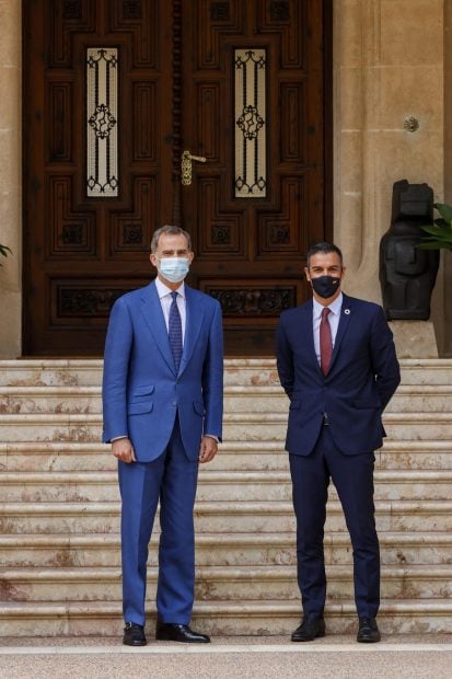 Rey Felipe VI y Pedro S&aacute;nchez