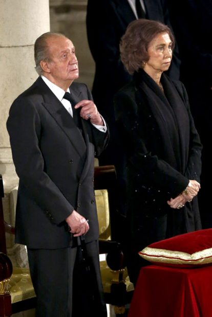 Do&ntilde;a Sof&iacute;a y don Juan Carlos