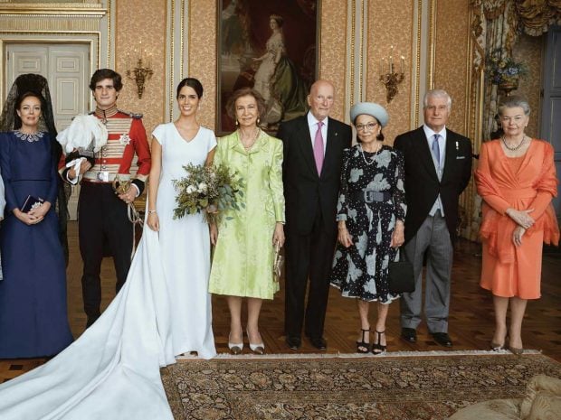 La boda de Fernando Fitz James Stuart y Sof&iacute;a Palazuelo podr&iacute;a ser el ejemplo que Carlos y Bel&eacute;n Corsini siguieran para planear la suya propia / GTRES