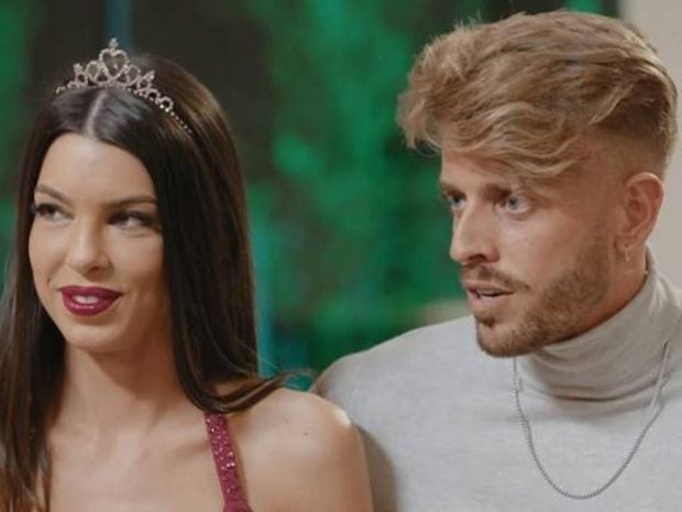 &Oacute;scar y Andrea en 'La isla de las tentaciones'/Telecinco