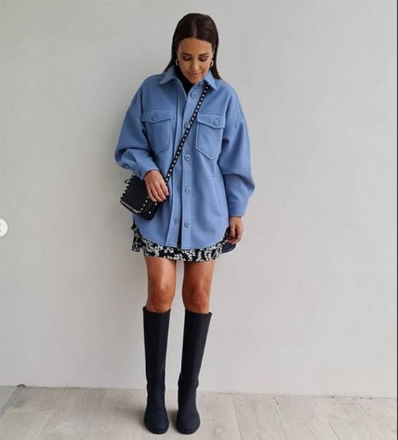 Paula Echevarr&iacute;a con un look oto&ntilde;al/Instagram @pau_eche