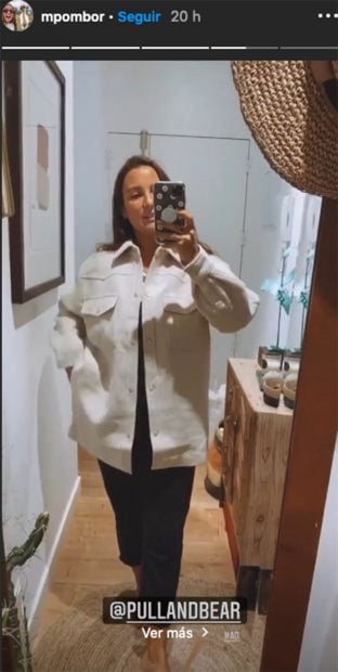 Marta Pombo luciendo un look de Pull & Bear/ Instagram @mpombor