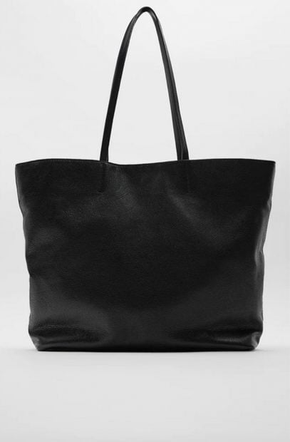Bolso shopper en color negro de Zara/Zara