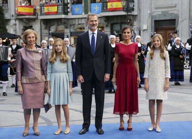 Rey Felipe VI, Reina Letizia, Princesa Leonor, Infanta Sof&iacute;a, Reina Sof&iacute;a / Gtres