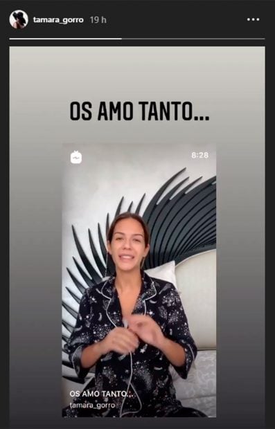 La empresaria ha reaparecido visiblemente cansada, pero con una sonrisa tranquilizadora/@tamara_gorro
