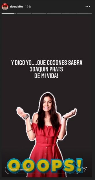 Kiko Rivera ha estallado en sus redes sociales tras los comentarios de Joaquín Prat sobre su situación económica/@riverakiko
