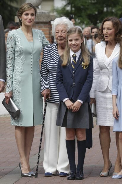 La reina Letizia, la princesa Leonor, Paloma Rocasolano y Menchu &Aacute;lvarez/Gtres