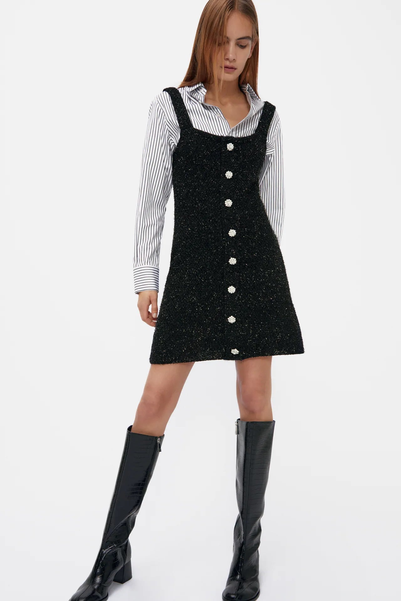 Zara: El vestido joya de que despierta pasiones este invierno, es cómodo, elegante y versátil