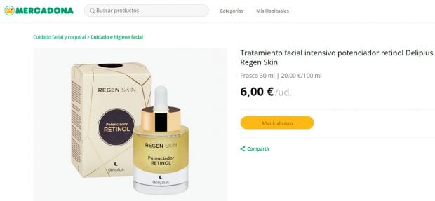 Mercadona regen skin Deliplus