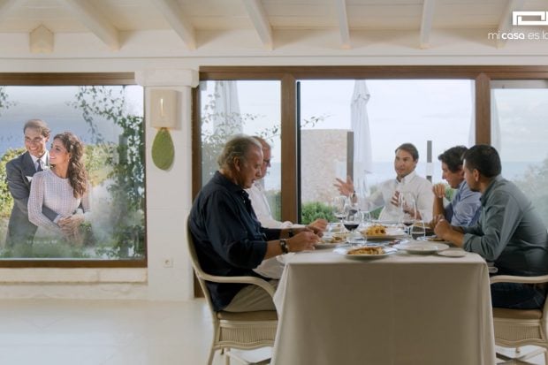 Bert&iacute;n y Rafa Nadal en 'Mi casa es la tuya'./Telecinco