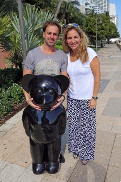 Arantxa Sánchez Vicario y Josep Santacana