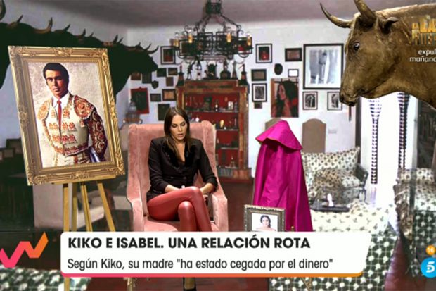 Irene Rosales, mujer de Kiko Rivera en 'Viva la vida'./Telecinco