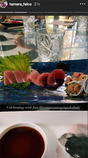 Comida de cumpleaños de Fernando Verdasco/ Instagram @tamara_falco