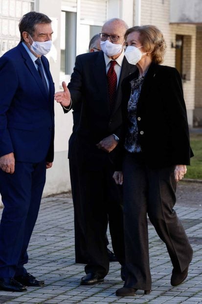 Doña Sofía en su visita al Banco de Alimentos de Colmenar Viejo -Madrid-/Gtres