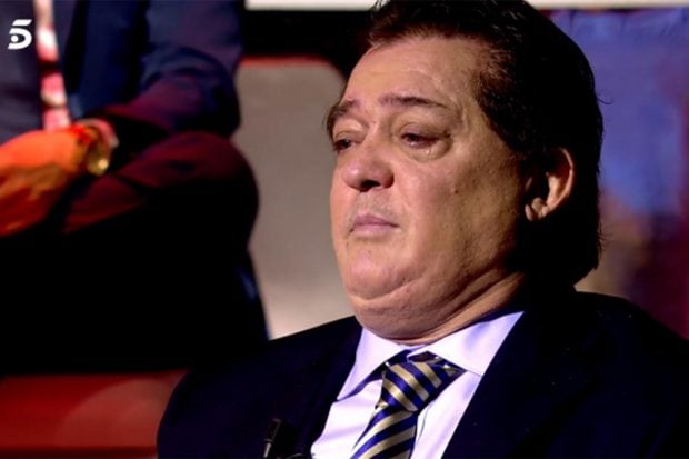 Vicente Ruiz Soro muy emocionado hablado de su amigo Paquirri./Telecinco