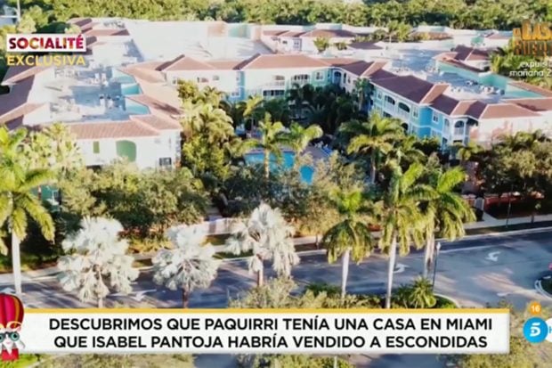 'Socialité' ha contado en exclusiva que Isabel Pantoja vendió una mansión que tenía Paquirri en Miami./Telecinco