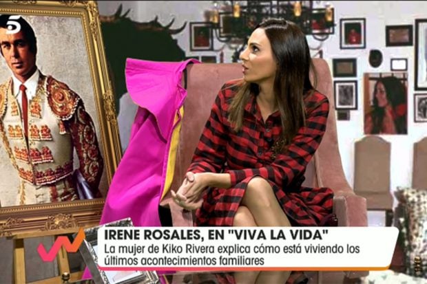 Irene Rosales en 'Viva la vida'./Telecinco