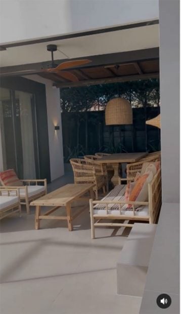 Exterior de la casa de Mar&iacute;a Pombo./Instagram @mariapombo