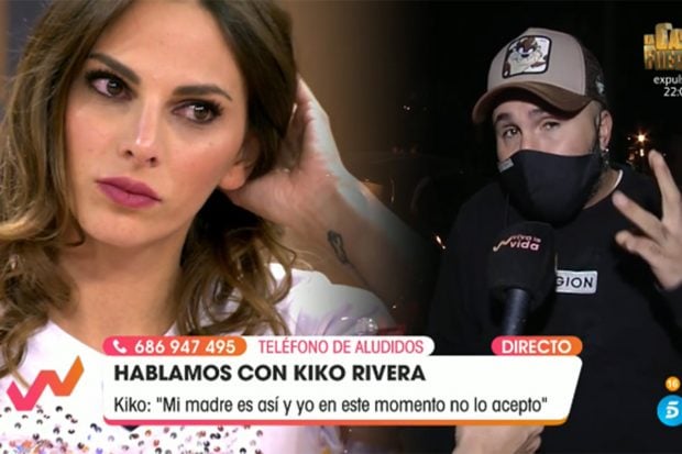 Irene Rosales se ha derrumbado este domingo en 'Viva la vida'./Telecinco