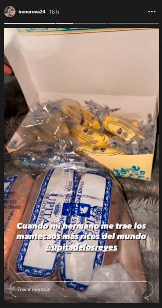 Los hermanos de Irene tambi&eacute;n han colaborado en este adelanto navide&ntilde;o en casa de Kiko Rivera/@irenerova24