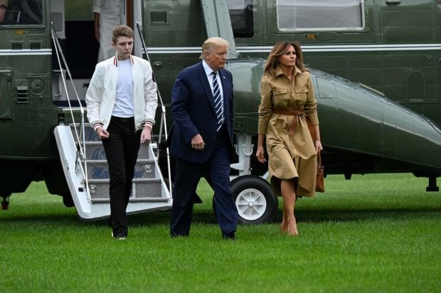 Melania Trump ya est&aacute; buscando colegio para su hijo Barron en la zona de Palm Beach/Gtres