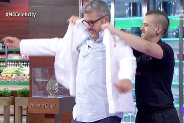 Florentino Fernández fue el primer duelista de la noche tras la prueba dirigida por Dabiz Muñoz/RTVE