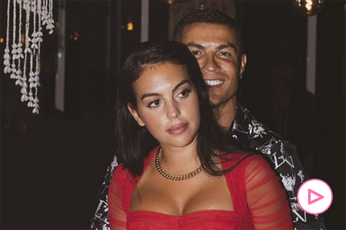 Georgina Rodríguez y Cristiano Ronaldo./Instagram @georginagio