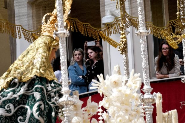 Stella del Carmen, durante la Semana Santa de Málaga / Gtres