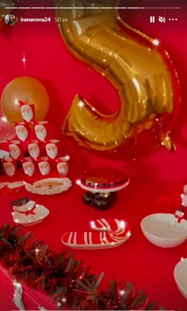 Irene ya lo tiene todo preparado para la celebraci&oacute;n del cumplea&ntilde;os de su hija mayor/@irenerova24