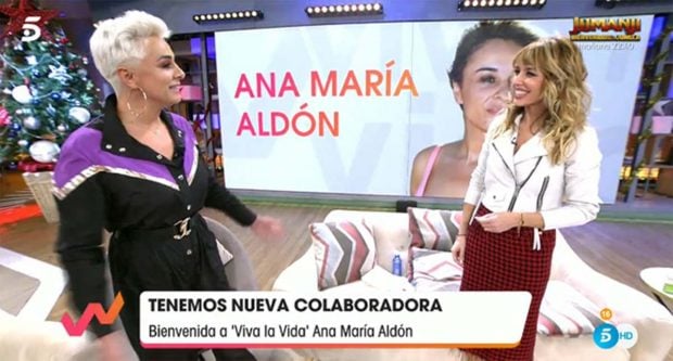 La pol&eacute;mica ha estado servida desde que Ana Mar&iacute;a se estren&oacute; como colaboradora de 'Viva la Vida'/Mediaset