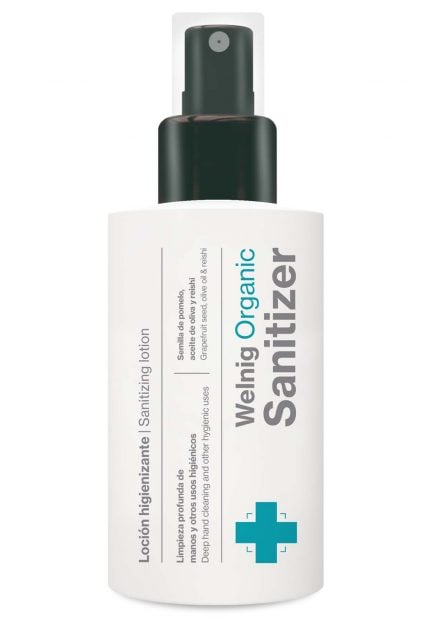 Spray higienizante Welnig Organic, de venta solo en farmacias/Welnig Health