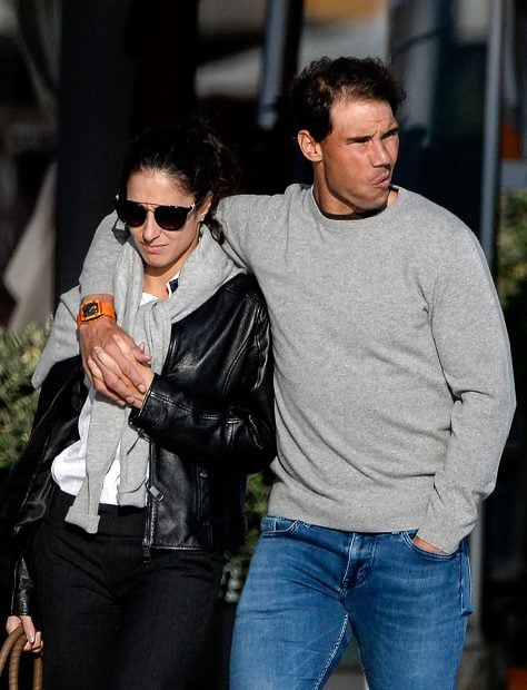 Rafa Nadal junto a Xisca Perelló en Palma de Mallorca./Gtres