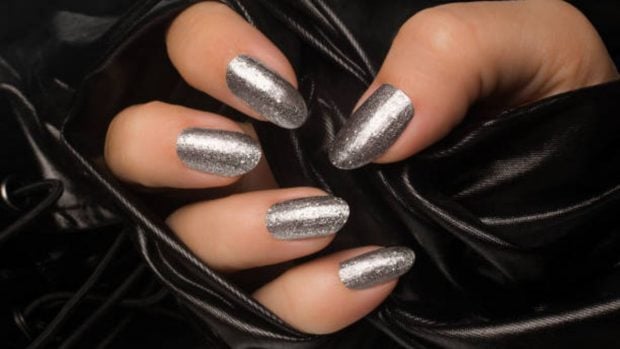 glitter uñas