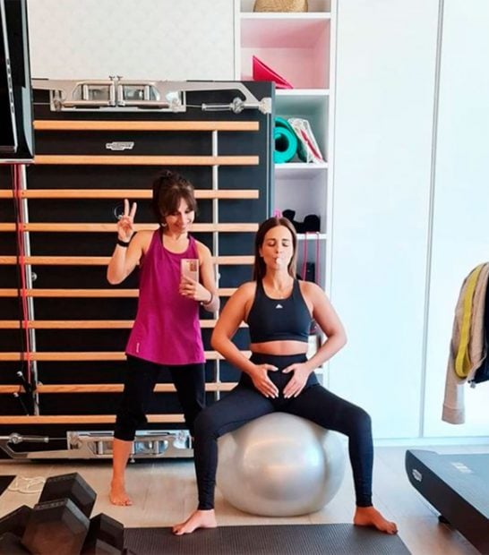 La actriz se ha apuntado a los entrenamientos especializados en suelo p&eacute;lvico/@pau_eche