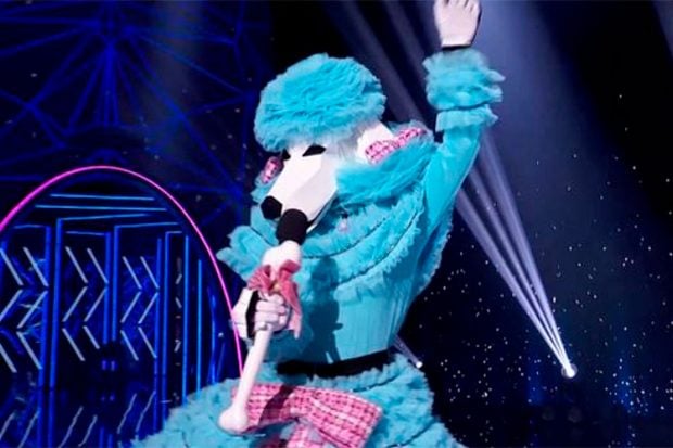 Genoveva Casanova, como Caniche en 'Mask Singer' / Atresmedia