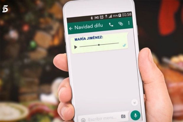 María Jiménez ha sido la protagonista del grupo de Whatsapp./'Socialité'