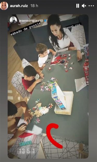 Aurah Ruiz en familia tras su salida de 'La casa fuerte 2'./Instaram @aurah.ruiz