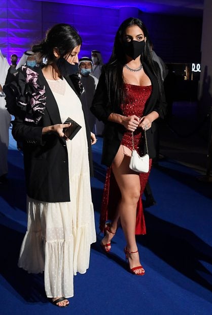 Georgina Rodriguez deslumbra en la gala de los Globe Soccer Awards / Gtres