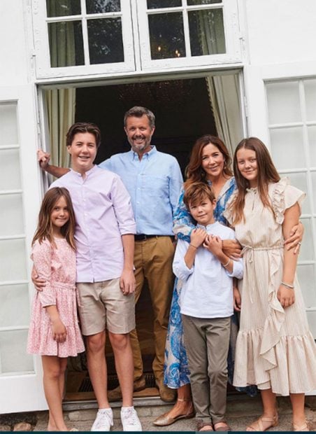 Federico de Dinamarca, Princesa Mary y sus hijos