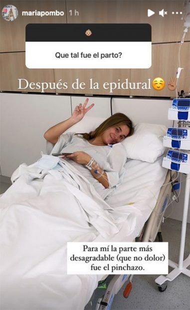 María Pombo revela cómo vivió su parto./Instagram @mariapombo
