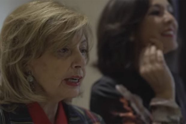 María Teresa Campos e Isabel Gemio durante una entrevista./Youtube