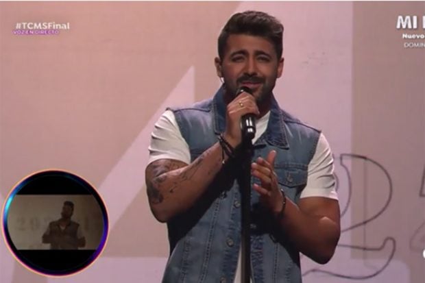 Jorge Gonz&aacute;lez en la final de 'Tu cara me suena'./Antena 3