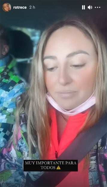 Roc&iacute;o Flores explicando su viaje a Sierra Nevada./@rotrece