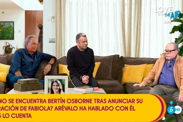 Ar&eacute;valo ha visitado el plat&oacute; de 'S&aacute;lvame' / Mediaset