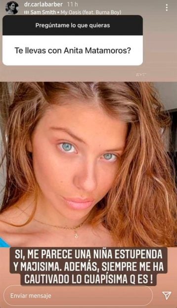Anita Matamoros sale bien parada / Instagram