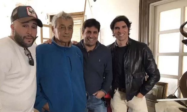 Kiko Rivera, Jos&eacute; Rivera, 'Riverita', Francisco Rivera y Cayetano Rivera