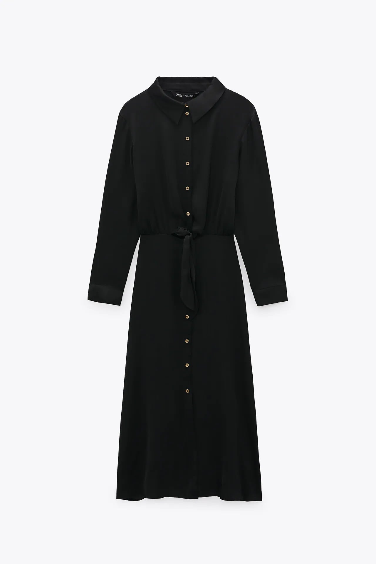 Letizia la &lsquo;reina negra&rsquo;: 5 vestidos midi negros de las rebajas de Zara de su estilo